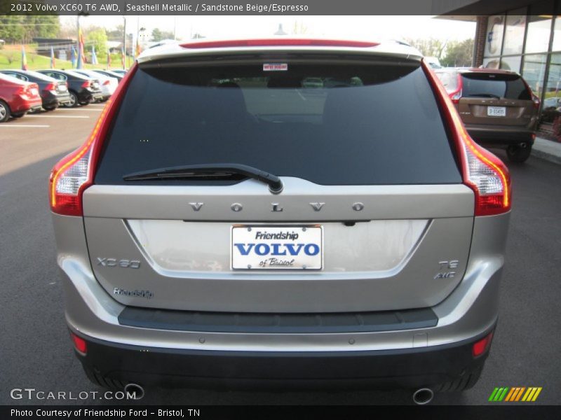 Seashell Metallic / Sandstone Beige/Espresso 2012 Volvo XC60 T6 AWD