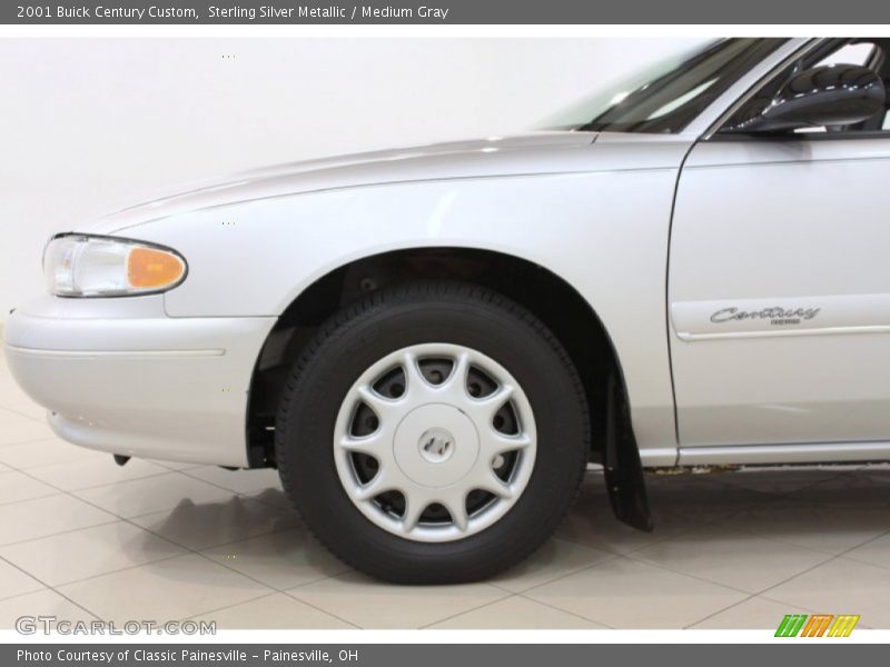 Sterling Silver Metallic / Medium Gray 2001 Buick Century Custom