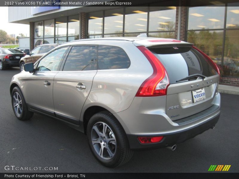 Seashell Metallic / Sandstone Beige/Espresso 2012 Volvo XC60 T6 AWD