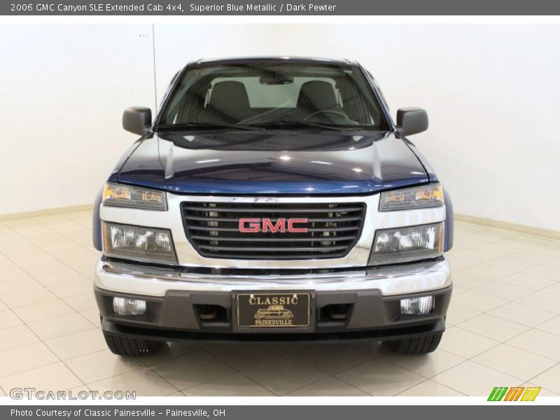Superior Blue Metallic / Dark Pewter 2006 GMC Canyon SLE Extended Cab 4x4