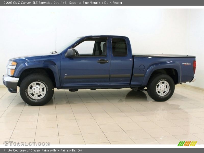  2006 Canyon SLE Extended Cab 4x4 Superior Blue Metallic