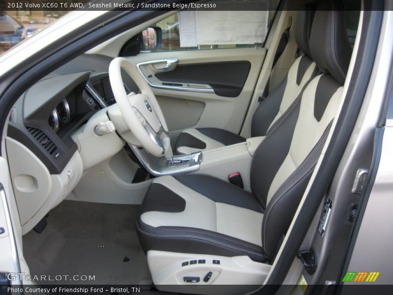  2012 XC60 T6 AWD Sandstone Beige/Espresso Interior
