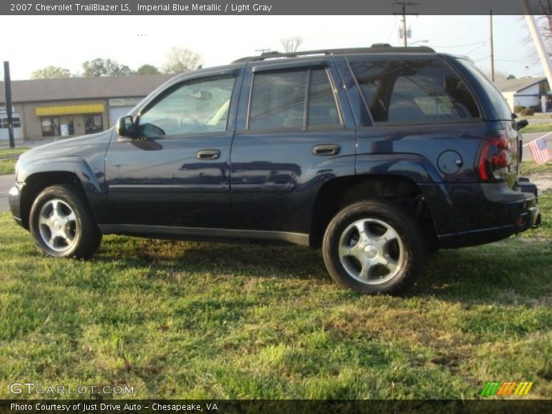 Imperial Blue Metallic / Light Gray 2007 Chevrolet TrailBlazer LS