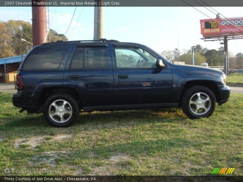 Imperial Blue Metallic / Light Gray 2007 Chevrolet TrailBlazer LS