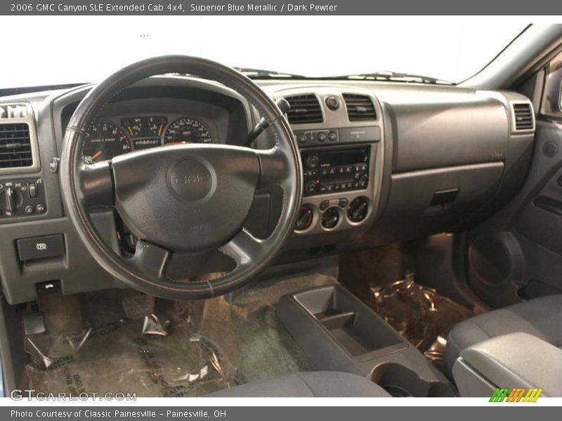  2006 Canyon SLE Extended Cab 4x4 Dark Pewter Interior