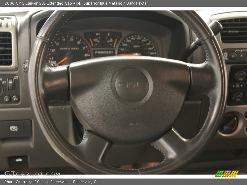 Superior Blue Metallic / Dark Pewter 2006 GMC Canyon SLE Extended Cab 4x4
