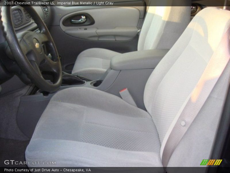 Imperial Blue Metallic / Light Gray 2007 Chevrolet TrailBlazer LS