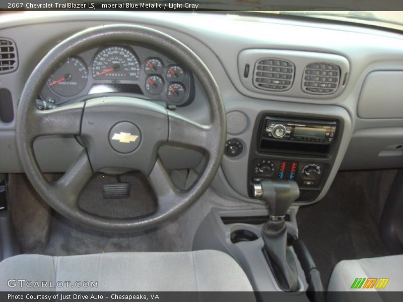 Imperial Blue Metallic / Light Gray 2007 Chevrolet TrailBlazer LS