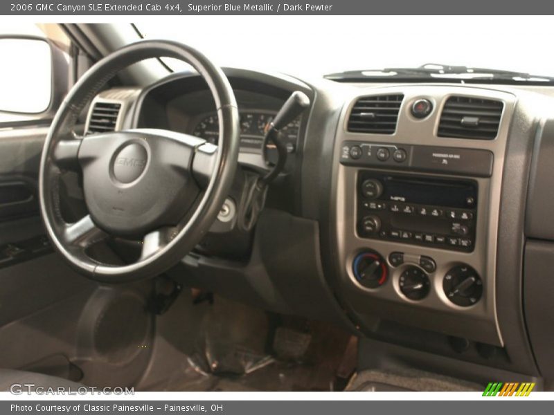 Superior Blue Metallic / Dark Pewter 2006 GMC Canyon SLE Extended Cab 4x4