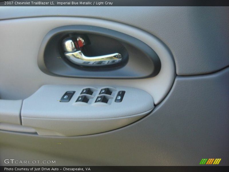 Imperial Blue Metallic / Light Gray 2007 Chevrolet TrailBlazer LS