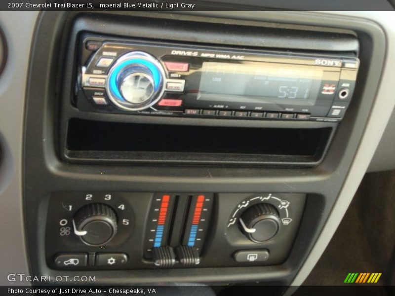 Imperial Blue Metallic / Light Gray 2007 Chevrolet TrailBlazer LS
