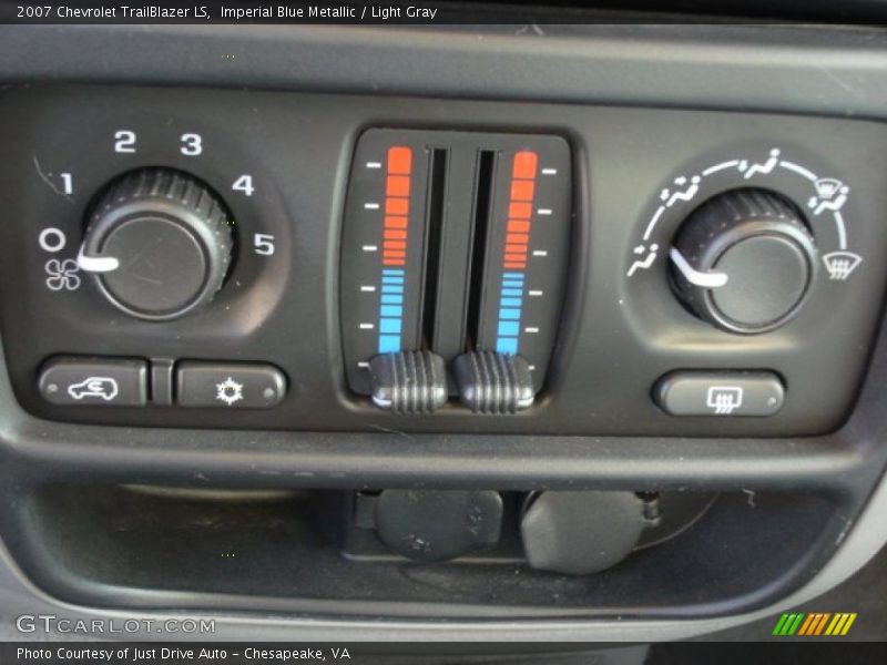 Imperial Blue Metallic / Light Gray 2007 Chevrolet TrailBlazer LS