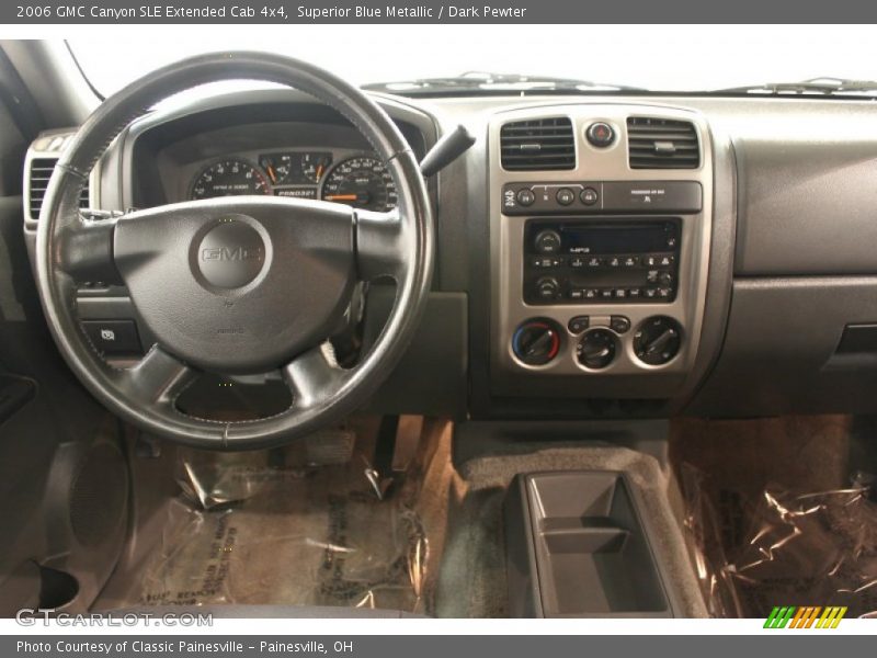 Superior Blue Metallic / Dark Pewter 2006 GMC Canyon SLE Extended Cab 4x4