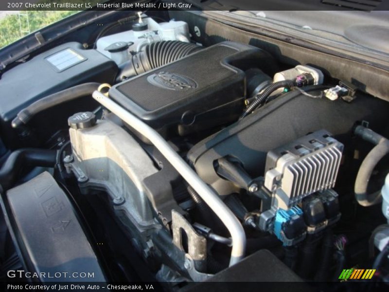 Imperial Blue Metallic / Light Gray 2007 Chevrolet TrailBlazer LS