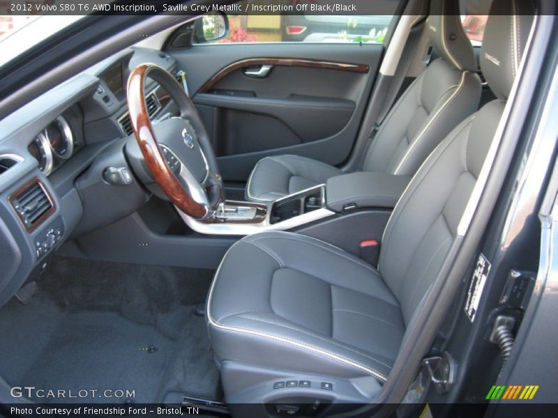  2012 S80 T6 AWD Inscription Inscription Off Black/Black Interior