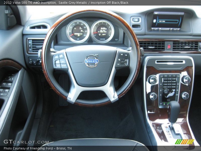 Dashboard of 2012 S80 T6 AWD Inscription