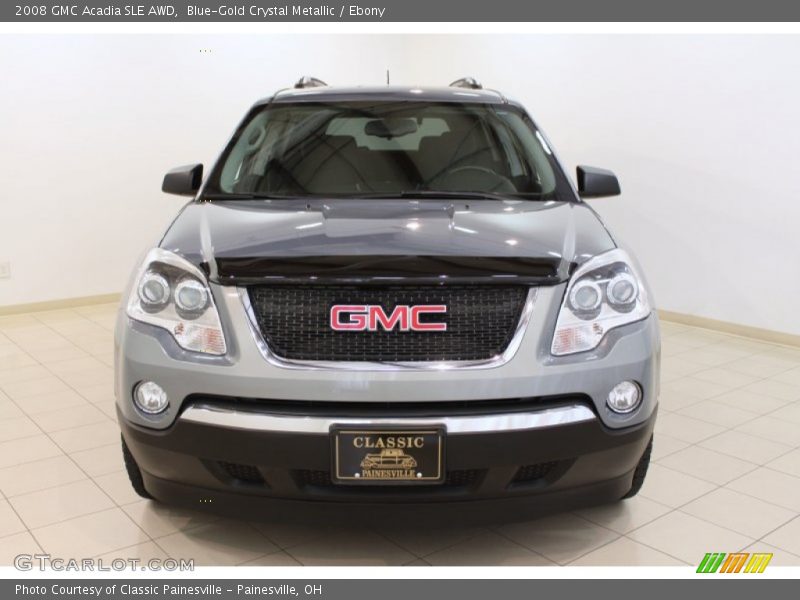 Blue-Gold Crystal Metallic / Ebony 2008 GMC Acadia SLE AWD