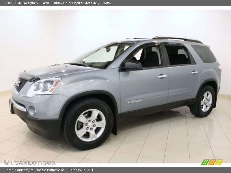 Blue-Gold Crystal Metallic / Ebony 2008 GMC Acadia SLE AWD