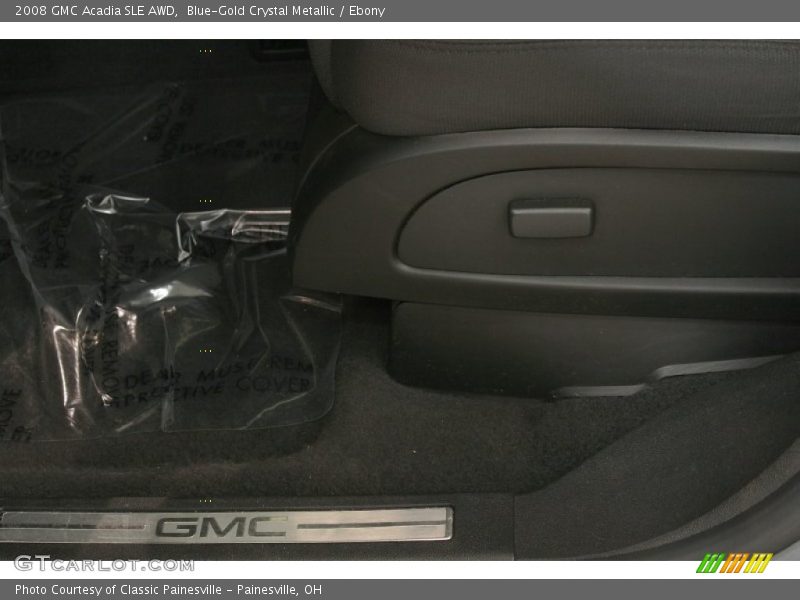 Blue-Gold Crystal Metallic / Ebony 2008 GMC Acadia SLE AWD