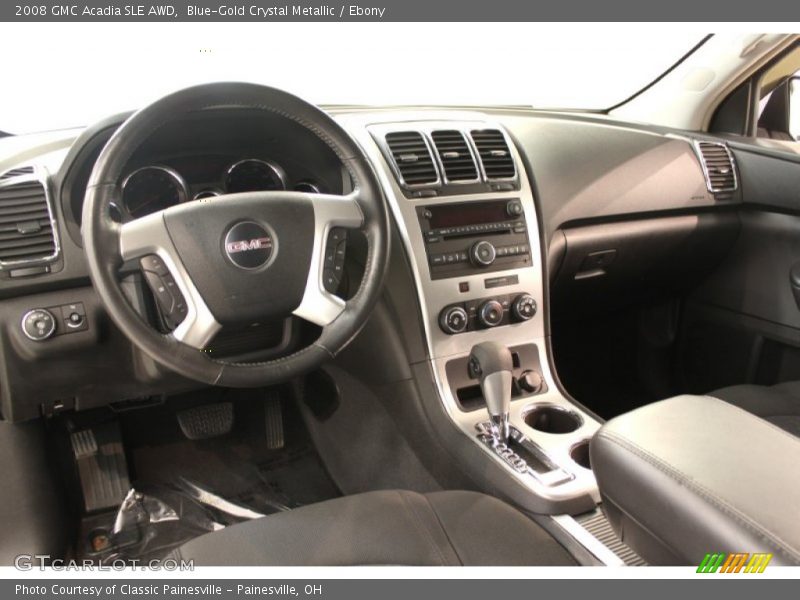Blue-Gold Crystal Metallic / Ebony 2008 GMC Acadia SLE AWD