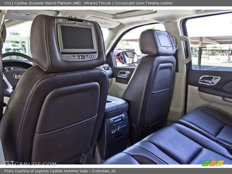 Infrared Tincoat / Cocoa/Light Linen Tehama Leather 2011 Cadillac Escalade Hybrid Platinum AWD