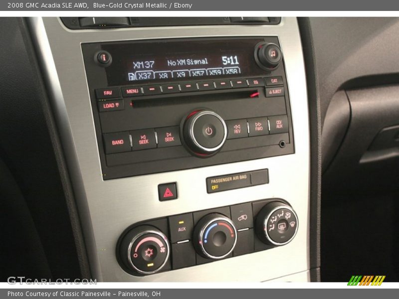 Blue-Gold Crystal Metallic / Ebony 2008 GMC Acadia SLE AWD