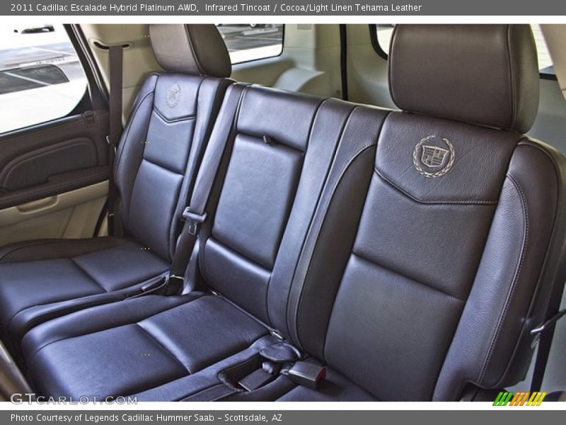 Rear Seat of 2011 Escalade Hybrid Platinum AWD