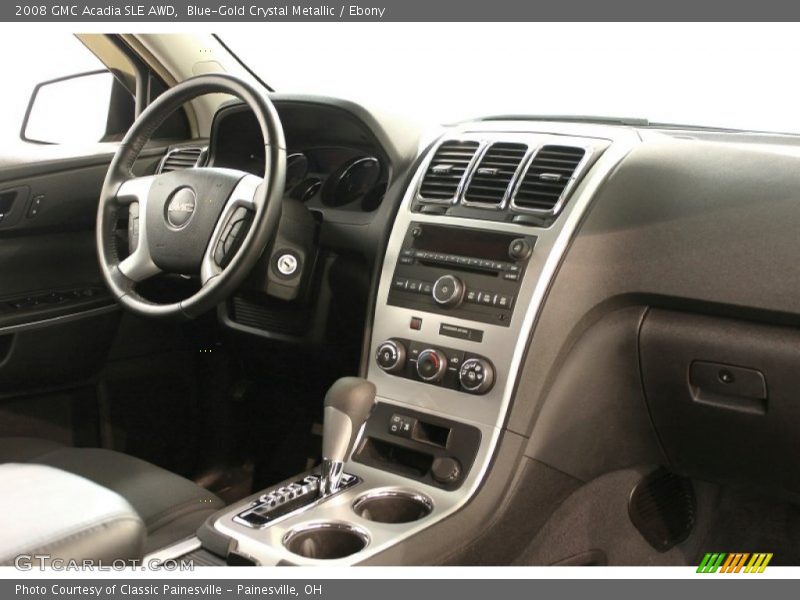 Blue-Gold Crystal Metallic / Ebony 2008 GMC Acadia SLE AWD