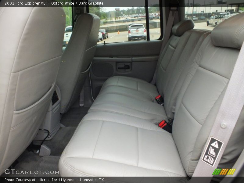 Oxford White / Dark Graphite 2001 Ford Explorer XLT