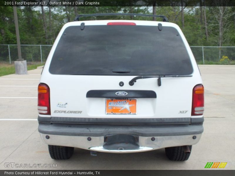 Oxford White / Dark Graphite 2001 Ford Explorer XLT