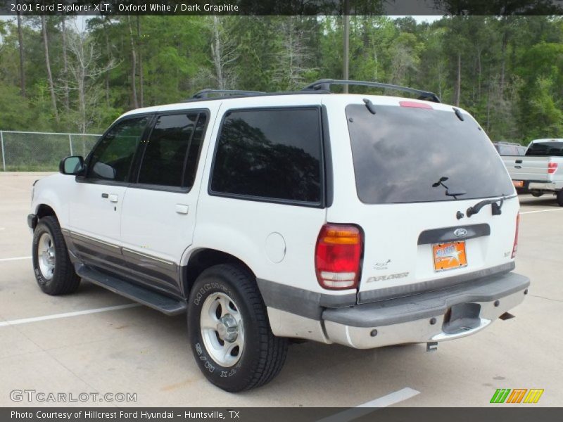 Oxford White / Dark Graphite 2001 Ford Explorer XLT