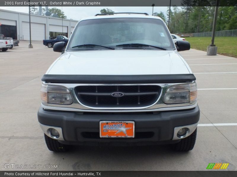 Oxford White / Dark Graphite 2001 Ford Explorer XLT