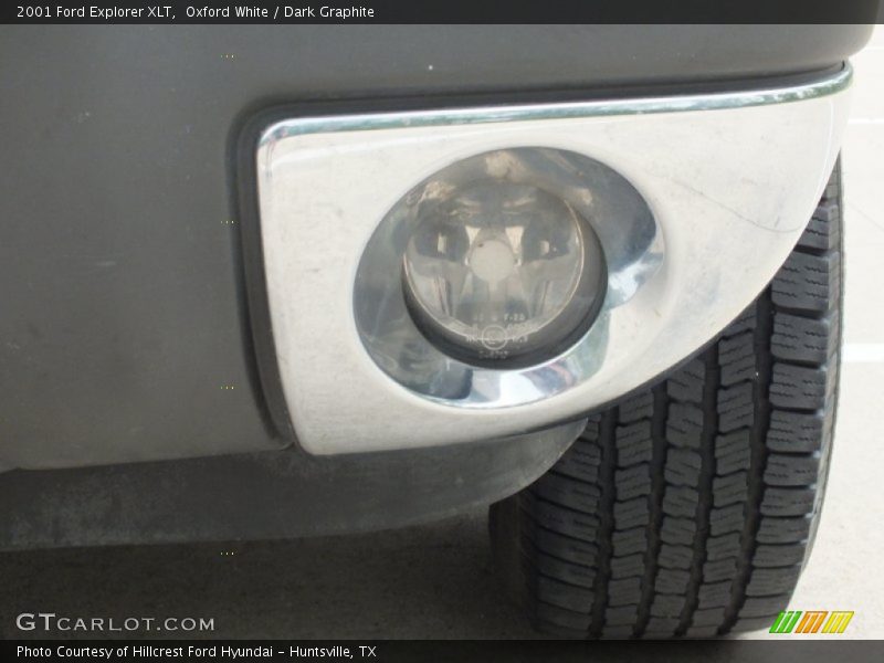 Oxford White / Dark Graphite 2001 Ford Explorer XLT