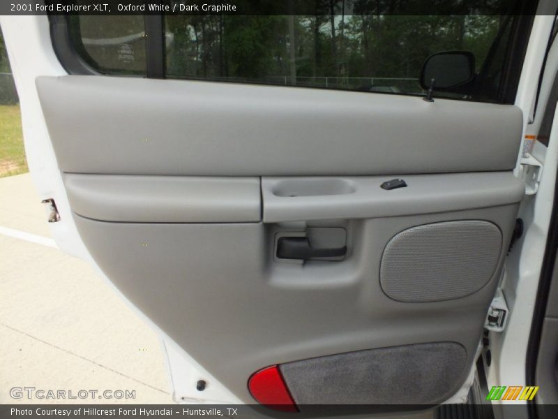 Oxford White / Dark Graphite 2001 Ford Explorer XLT