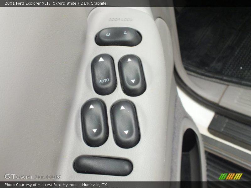 Oxford White / Dark Graphite 2001 Ford Explorer XLT