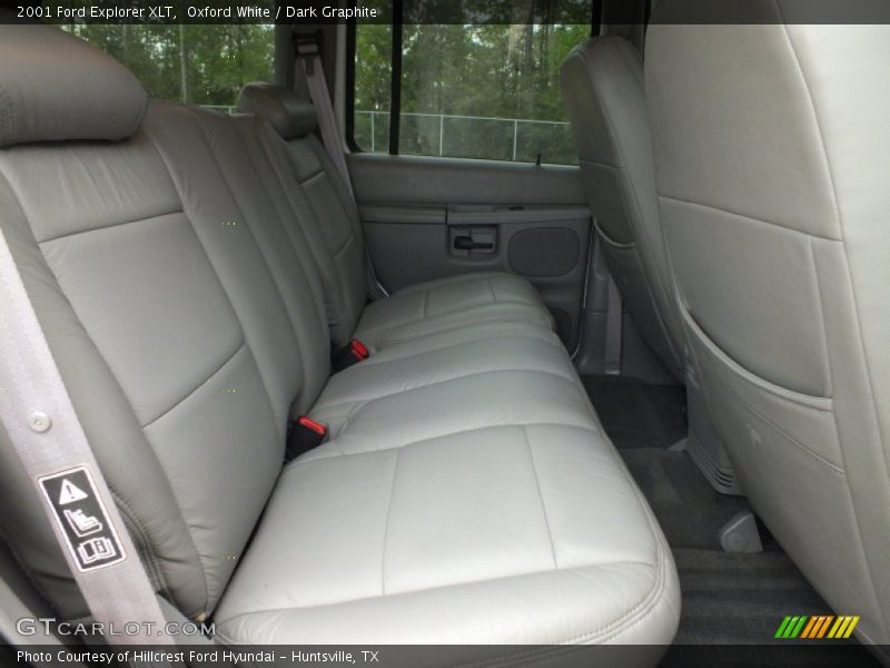 Oxford White / Dark Graphite 2001 Ford Explorer XLT