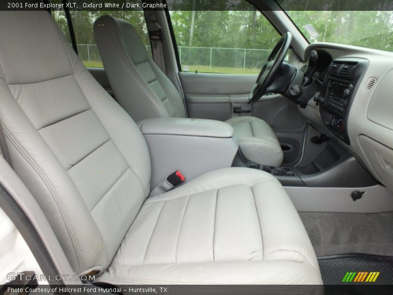 Oxford White / Dark Graphite 2001 Ford Explorer XLT