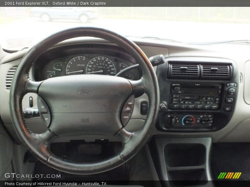Oxford White / Dark Graphite 2001 Ford Explorer XLT