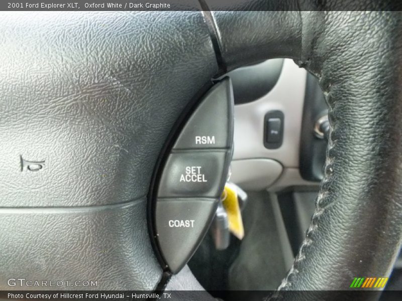 Controls of 2001 Explorer XLT