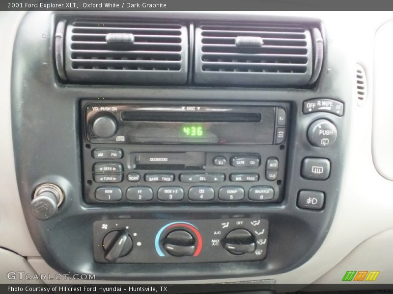 Controls of 2001 Explorer XLT