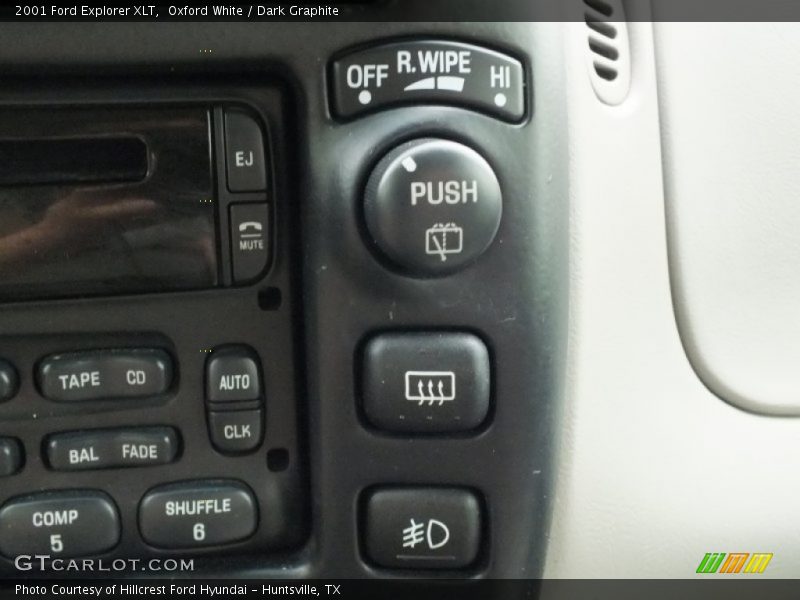 Controls of 2001 Explorer XLT