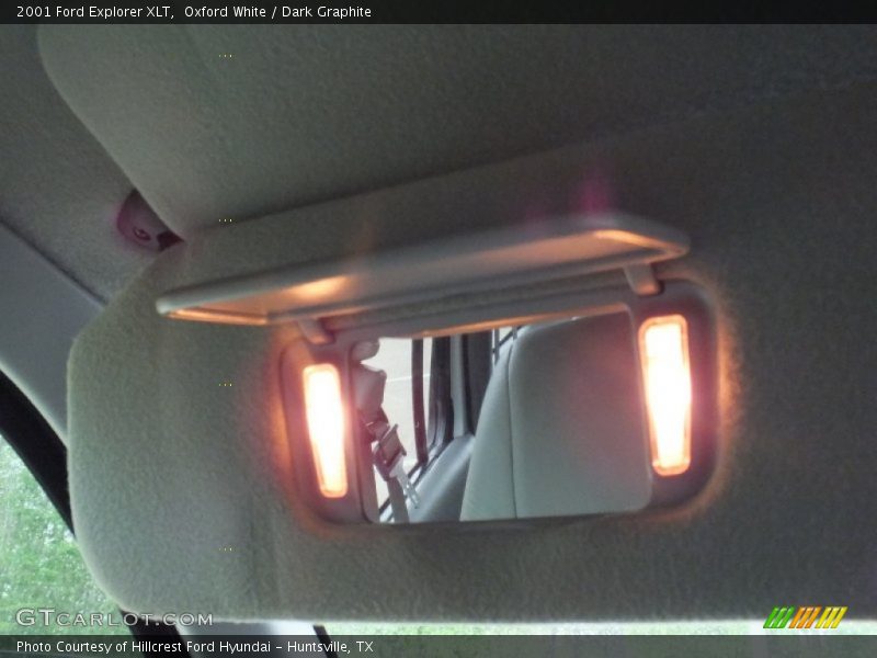 Oxford White / Dark Graphite 2001 Ford Explorer XLT