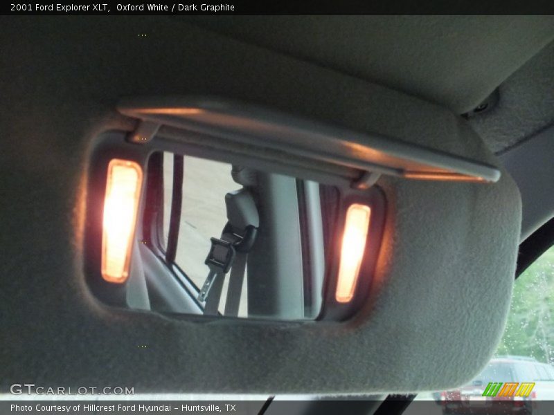 Oxford White / Dark Graphite 2001 Ford Explorer XLT