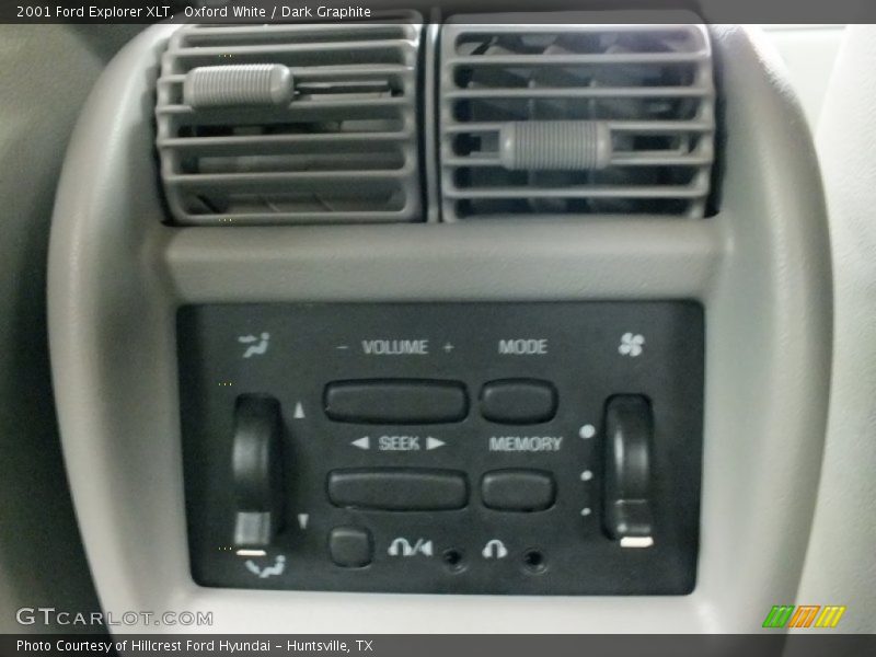 Oxford White / Dark Graphite 2001 Ford Explorer XLT