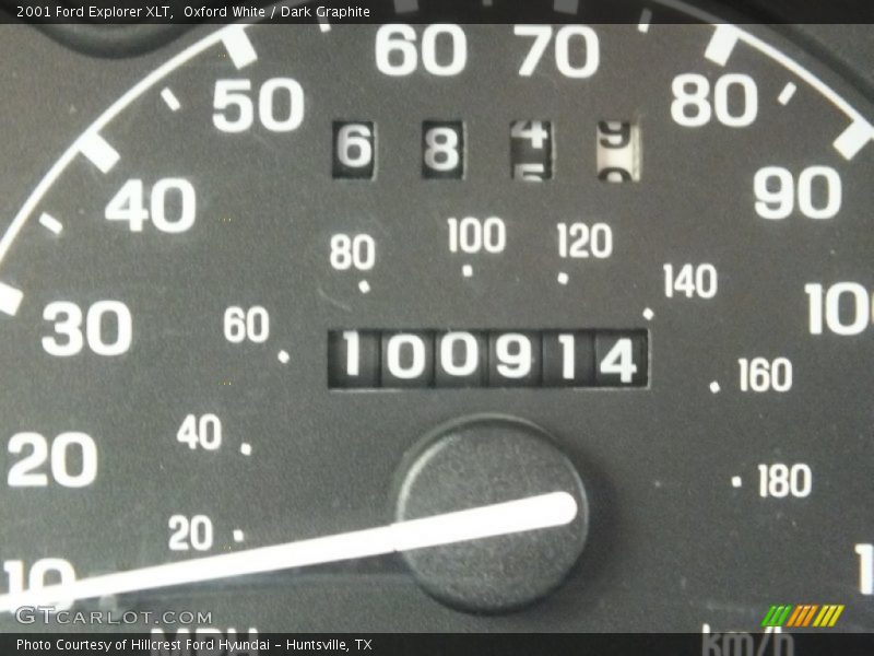 Oxford White / Dark Graphite 2001 Ford Explorer XLT