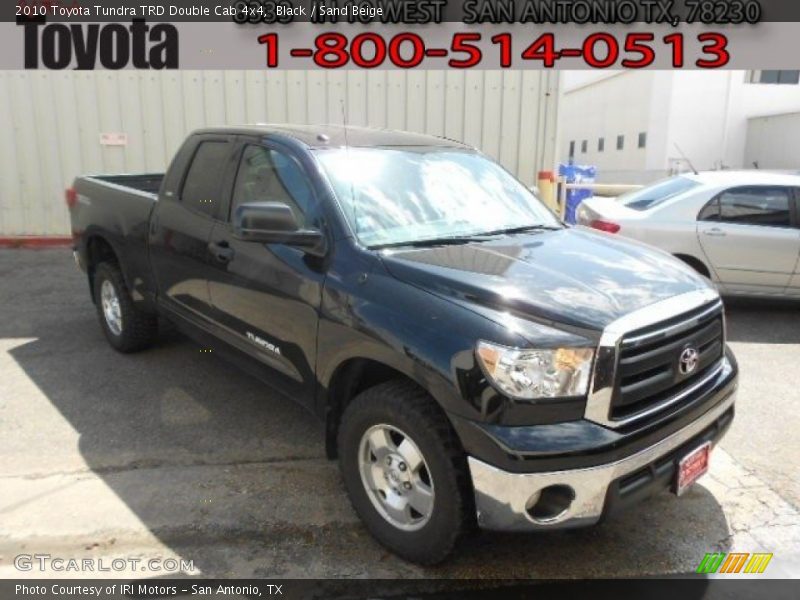 Black / Sand Beige 2010 Toyota Tundra TRD Double Cab 4x4