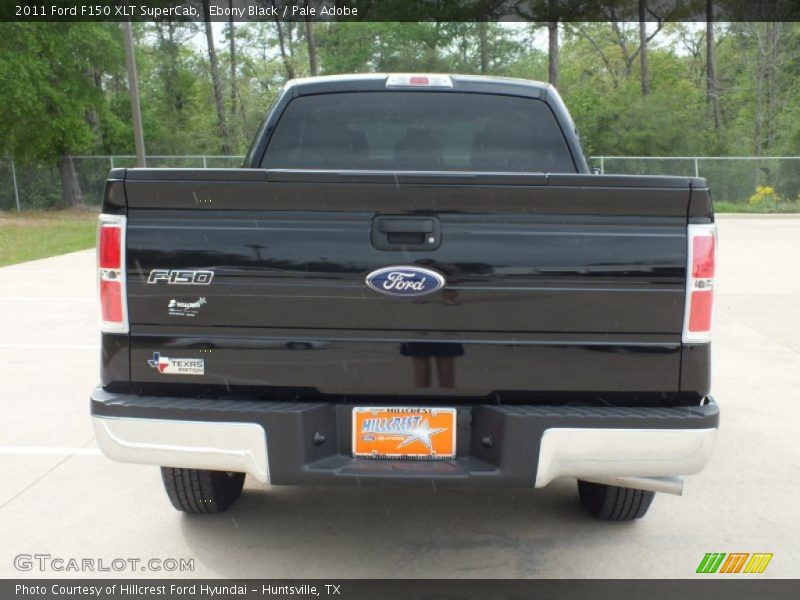 Ebony Black / Pale Adobe 2011 Ford F150 XLT SuperCab