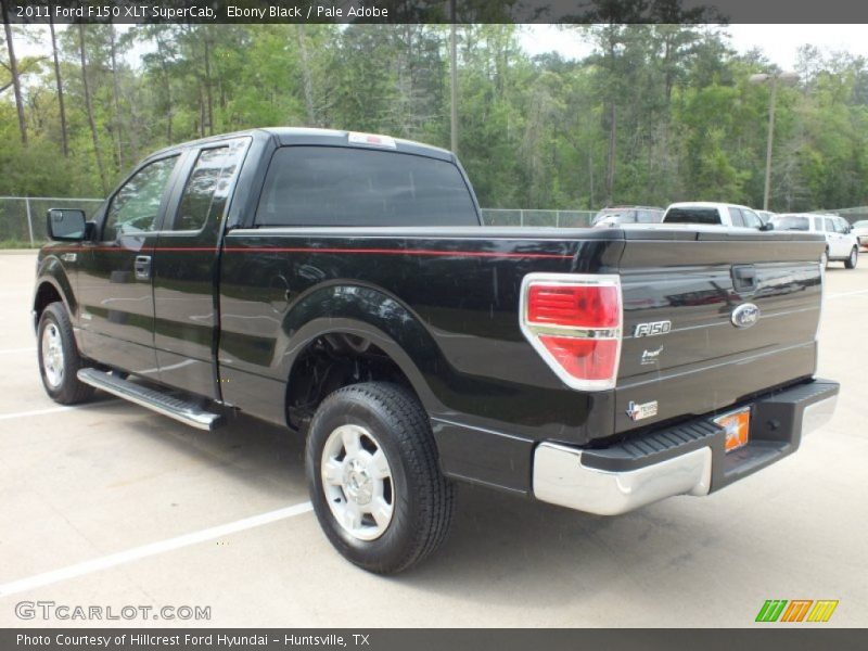 Ebony Black / Pale Adobe 2011 Ford F150 XLT SuperCab