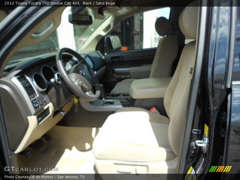 Black / Sand Beige 2010 Toyota Tundra TRD Double Cab 4x4