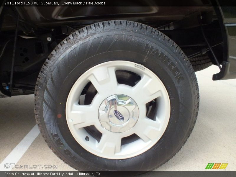 Ebony Black / Pale Adobe 2011 Ford F150 XLT SuperCab